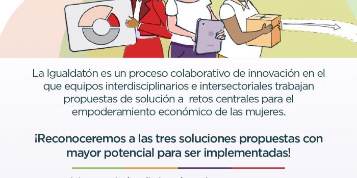Invitación a inscribirse al cierre de Igualdatón. Dar click para ir a inscripción.